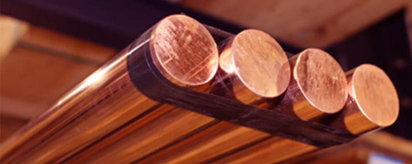 Copper Nickel 90 /10 Round Bars Copper Nickel 90 /10 Round Bars